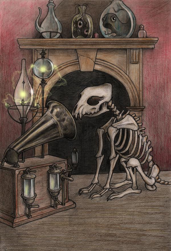 He Hears His Late Master's voice, courtesy of Tom and Nimue Brown. Hopeless Vendetta